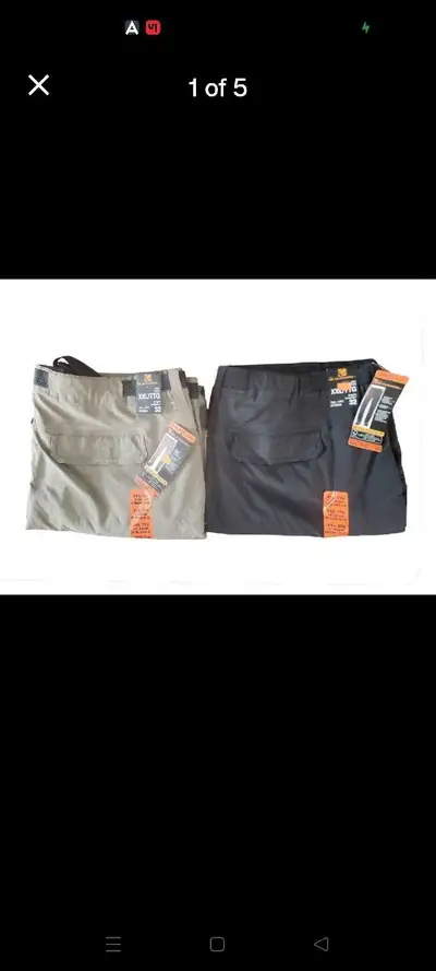Check out these brand-new BC Clothing men's convertible cargo pants in XXL/32! Perfect for any adven...