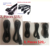 Power Supply Cable, CPU Cable, IDE Cable