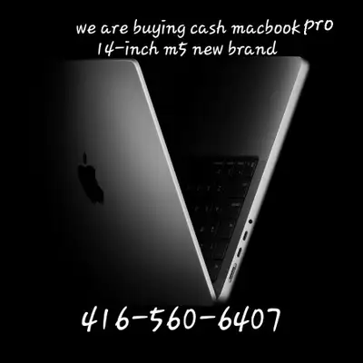 We are buying cash MacBook pro 14-inch m5 new brand , View more