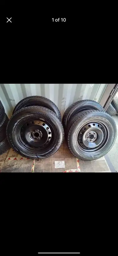Set of 4 NOKIAN winter tires rims (235 65 18) pattern (5×114,3) NISSAN MURANO + PATHFINDER