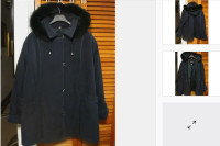 30$ - Manteau d'Hiver Femmes TG / Women's XL Winter Coat