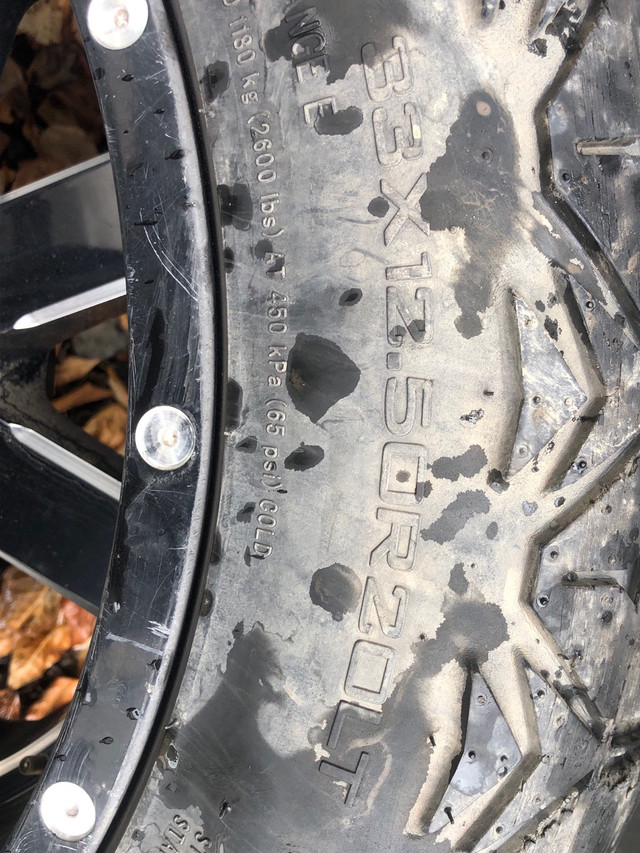 20” metal Moto wheels  8 bolt. Duramax or cummins in Other in Dawson Creek - Image 4