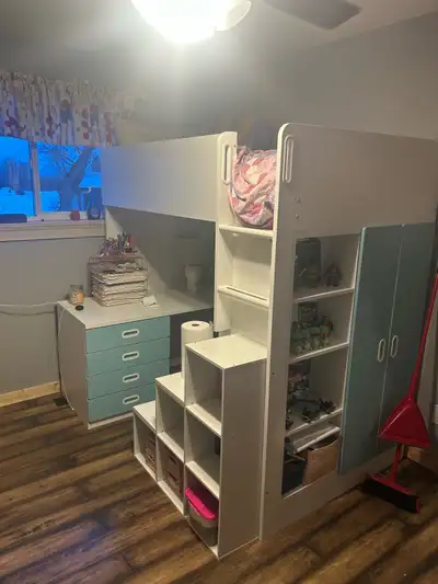Bunk bed with office , View more