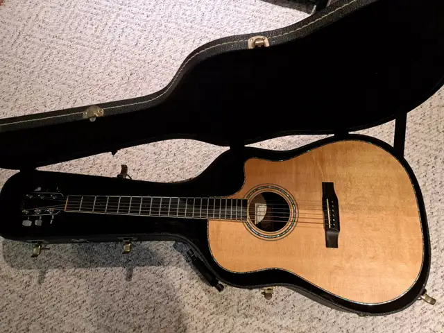 Larrivee DV-10 Acoustic Electric Cutaway Guitar in Guitars in Thunder Bay - Image 5