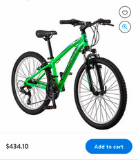 Mongoose mountain bike (green)