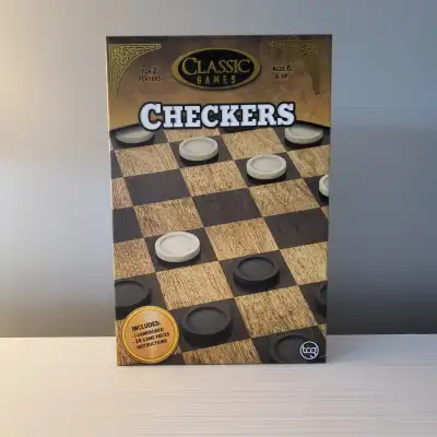 Checkers Board Game Set - Like New - South Ajax, View more