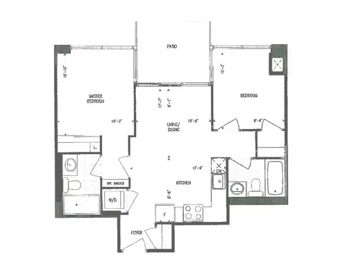 Bright, upgraded 2-bedroom, 2-bathroom ground-floor condo at Victoria Common in Kitchener. This comp...