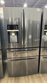 Econoplus Réfrigérateur  Inox Noir    33 pouces Boite ouverte