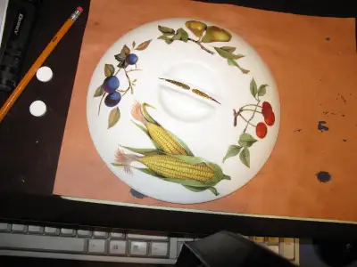 Evesham Fine oven China 8 inch lid only., View more