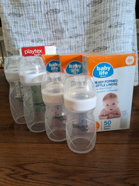 Playtex bottles and drop in liners