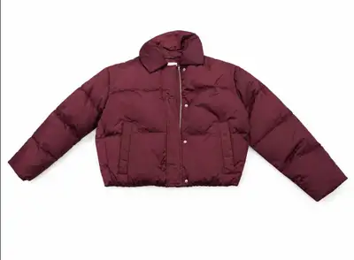 Abercrombie & Fitch Maroon Puffer Jacket, View more