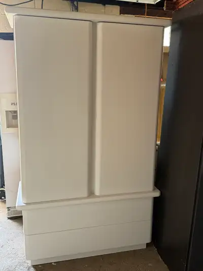 White Armoire with Drawers, View more