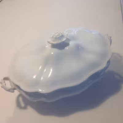 Antique Royal Ironstone Alfred Meakin great covered serving dish with handles. Royal Ironstone China...