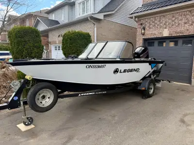 Selling my 2017 Legend X16 with a 75HP Mercury EFI 4 Stroke. The boat has been meticulously maintain...