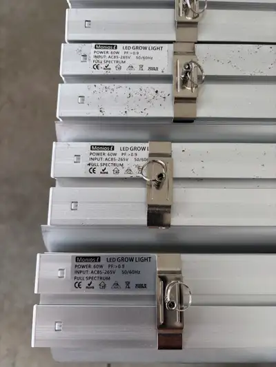 8X2 Monios 60W 48" Full Spectrum LED Grow Lights, View more