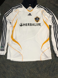 Adidas brand, MLS LA Galaxy Men’s Home Long Sleeve # 23 Beckham