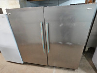 KENMORE STAINLESS STEEL UPRIGHT FRIDGE & FREEZER CAN DELIVER