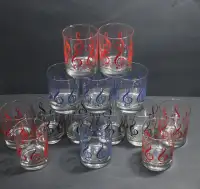 Albert Elovitz Music Themed Treble Clef Drinking Glass