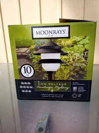Moonrays low voltage landscape lighting, new