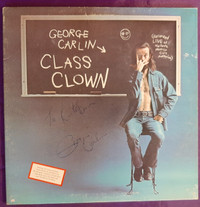 George Carlin- Autographed LP $250