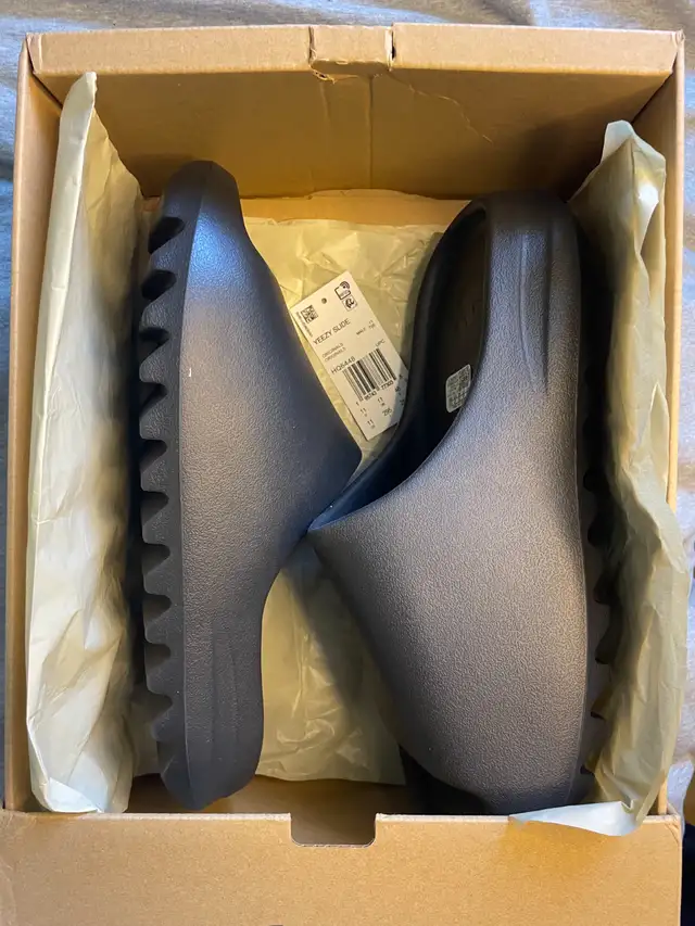 Yeezy Slides – Size 11 – Brand New with Box in Men's Shoes in London - Image 3