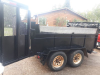 Duel Axle Trailer With Dump