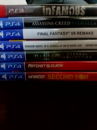 PS4 games & 1 PS3 game