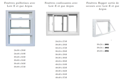 lot de fenêtres neuves en inventaire, View more