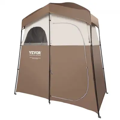 VEVOR Camping Shower Tent Privacy Tent 2 Rooms Oversize Shelter, View more
