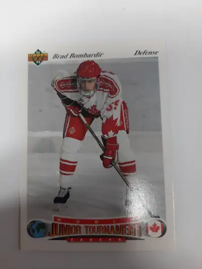 Brad Bombardir 1991-92 Upper Deck Czech World Junior Tournament, View more