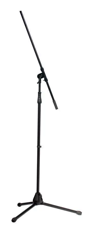 Deluxe tripod microphone stand with 31" non-telescopic boom, View more