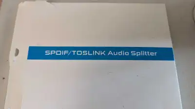Optical Audio Splitter 1 in 3 Out,SPDIF Toslink Digital Optical Audio Cable Splitter 1x3 Support LPC...