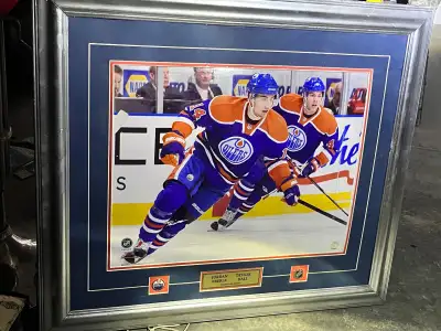 official NHL wall mount (Jordan Eberke/Taylor Hall), View more