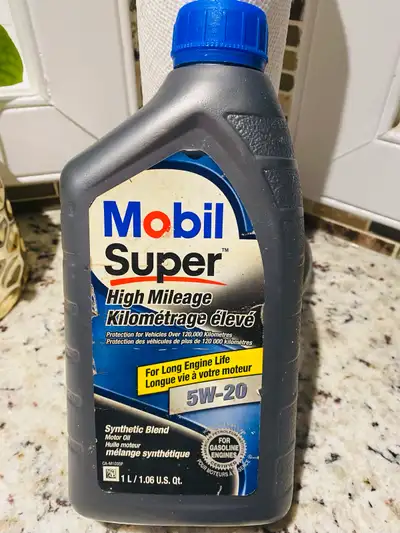 Mobil Super High Mileage 5W-20 Motor Oil