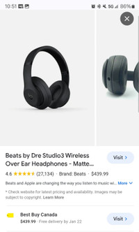 Brand new and sealed beats studio 3