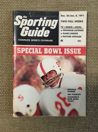 The Sporting Guide - Dec 26 - Jan 8, 1971 / Special Bowl Issue