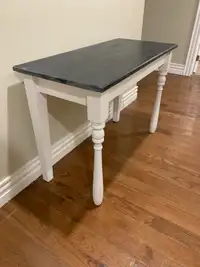 Table console en bois 