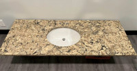 New Granite bathroom counter top