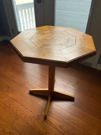 Hexagon table 24”x24” and 30” high