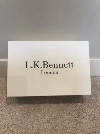 LK Bennett Sledge Beige Patent Platform Courts, View more