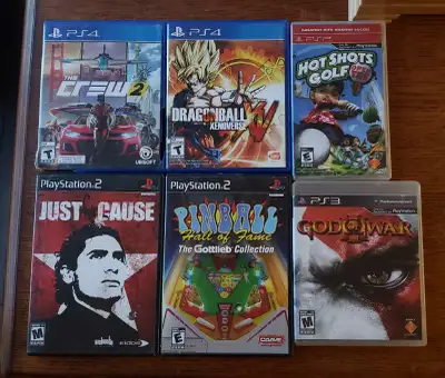 Sony Playstation and PSP Games, View more