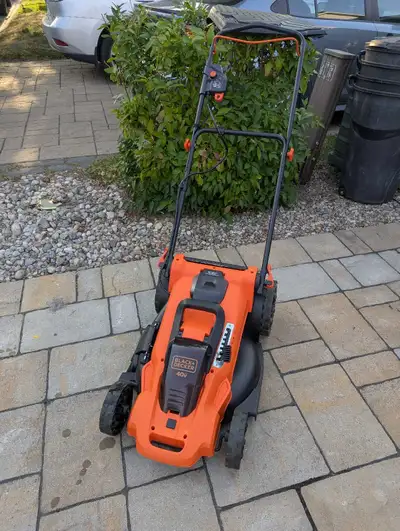Black & Decker Cordless Lawn Mower with Battery Upgrades, View more