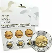 2011-12 Circulation Coin & Test Token Set 