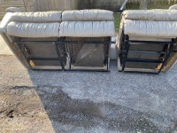 Free heavy metal leather couch for metal scrap 