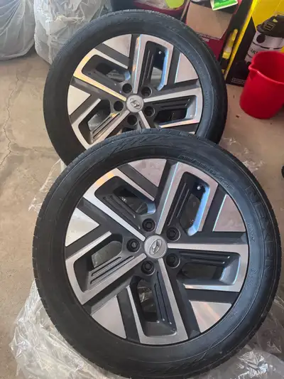 I'm selling wheels with 215.55.R17 all-season tires. You can still drive on these tires for one more...