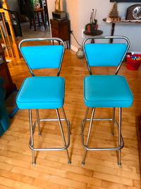 Retro stools/bar stools.