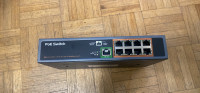 need gone poe switch. power over ethernet. poe-sw801