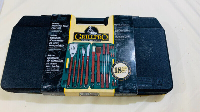 GRILLPRO 18 PCS BBQ Tools Set (Brand New) in BBQs & Outdoor Cooking in Markham / York Region