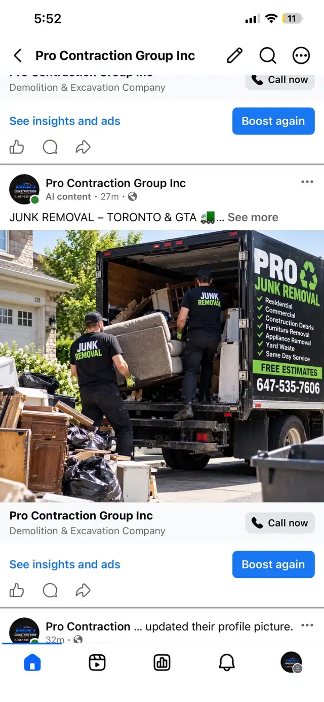 junk removal same day