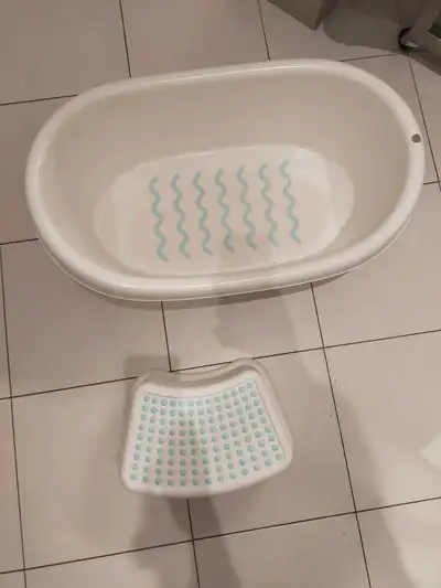 Ikea High Chair and Baby Bath, View more